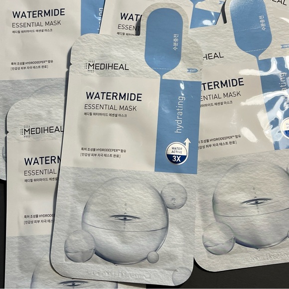 20x Mediheal Korean WATERMIDE Essential Sheet Face Mask - Picture 3 of 5